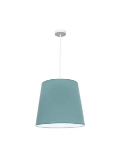 Colgante Maldivas 1xe27 Blanco/turquesa Reg.40d 110694048 fabrilamp, Lámparas modernas
