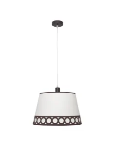 Colgante Dalia 1xe27 Beis/marron 114894002 fabrilamp, Lámparas modernas