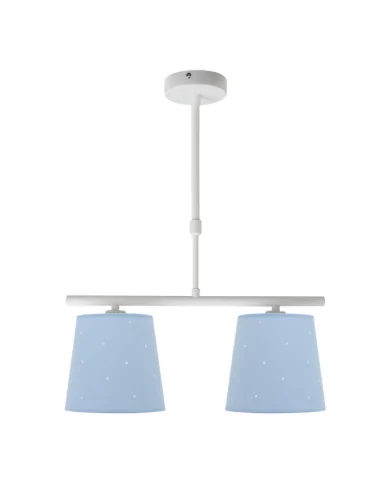 Lampara Consciencia 2xe14 Celeste 122852008 fabrilamp, Lamparas infantiles