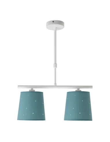 Lampara Consciencia 2xe14 Turquesa 122852048 fabrilamp, Lamparas infantiles
