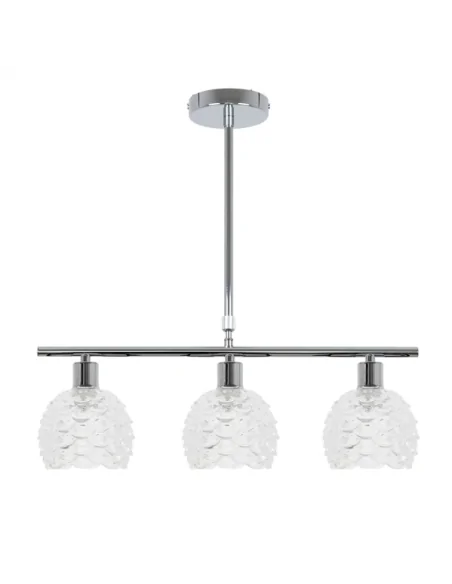 Lampara Coventry 3xe14 Cromo REGx55x12 120053020 fabrilamp, Lámparas modernas