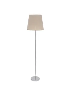 Pie Salon Maldivas 1xe27 Cromo/piedra 40d 110641028 fabrilamp, Lámparas modernas
