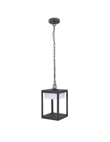 Colgante Cousteau 9w 4000k Gris 900lm 45-145x18x18 A17050129B fabrilamp, Colgantes exterior