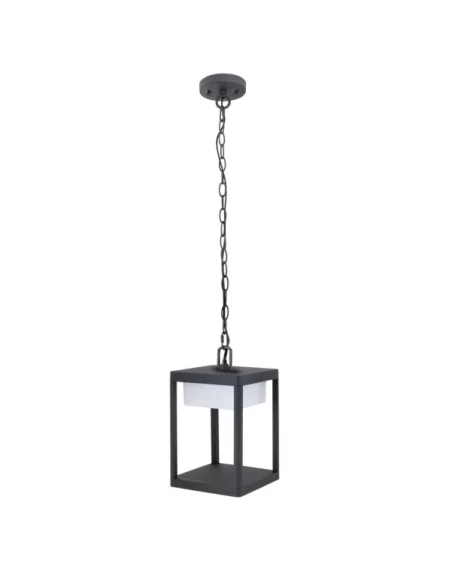 Colgante Cousteau 9w 4000k Gris 900lm 45-145x18x18 A17050129B fabrilamp, Colgantes exterior