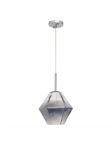 Colgante Zia 1xe27 Cromo Regx23x23 113454020 fabrilamp, Lámparas modernas
