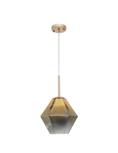 Colgante Zia 1xe27 Dorado RegX23x23 113454029 fabrilamp, Lámparas modernas