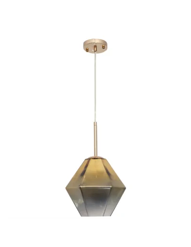 Colgante Zia 1xe27 Dorado RegX23x23 113454029 fabrilamp, Lámparas modernas