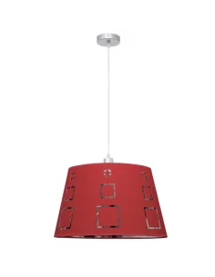 Colgante Celaya 1xe27 Rojo Regx40d 122194007 fabrilamp, Lámparas modernas
