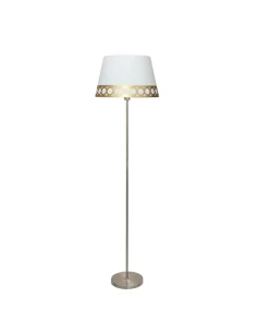 Pie Salon Dalia 1xe27 Blanco/oro 114841029 fabrilamp, Lamparas de pie
