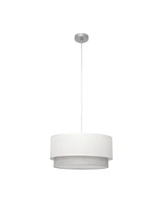 Colgante Kenya 3xe27 Blanco/gris 40d 111094001 fabrilamp, Lámparas modernas
