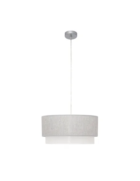 Colgante Kenya 3xe27 Gris/blanco Reg.40d 111094028 fabrilamp, Lámparas modernas