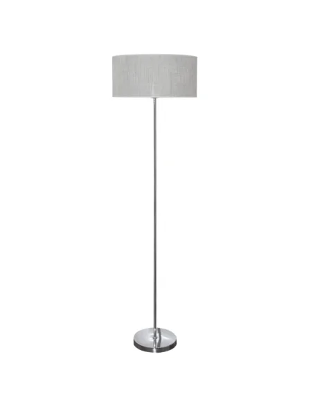 Pie De Salon Asuncion 1xe27 Gris 107641028 fabrilamp, Lámparas modernas