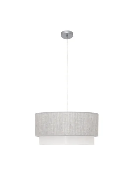 Colgante Kenya 3xe27 Gris/blanco Reg.50d 111095028 fabrilamp, Lámparas modernas