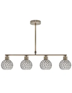 Lampara Bolton Cuero 4xe14 Regx75 113754014 fabrilamp, Lámparas modernas