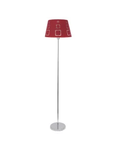Pie De Salon Celaya 1xe27 Rojo 122141007 fabrilamp, Lámparas modernas
