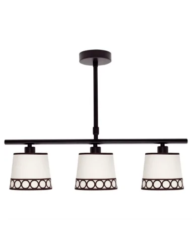 Lampara Dalia 3xe14 Beis/marron 114853002 fabrilamp, Lamparas de techo