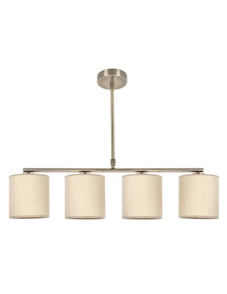 Lampara San Miguel 4xe14 Cuero Regx75 088554014 fabrilamp, Lámparas modernas