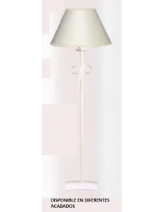 Pie de salón forja 1xE27 alto 125cm 1105, Lamparas de pie