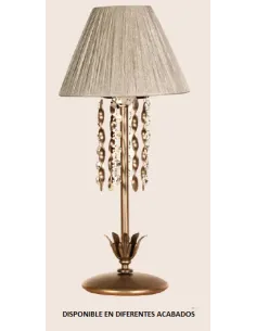 Sobremesa forja 1xE14 alto 46cm 1304/M, Sobremesas