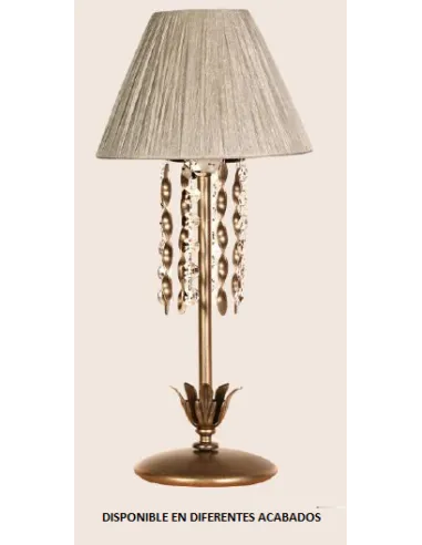Sobremesa forja 1xE14 alto 46cm 1304/M, Sobremesas