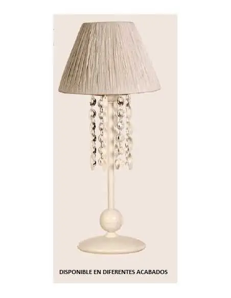 Sobremesa forja 1xE14 alto 48cm 1306/M, Sobremesas