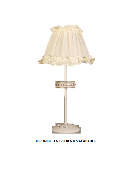 Sobremesa forja 1xE27 alto 47cm 1502, Sobremesas