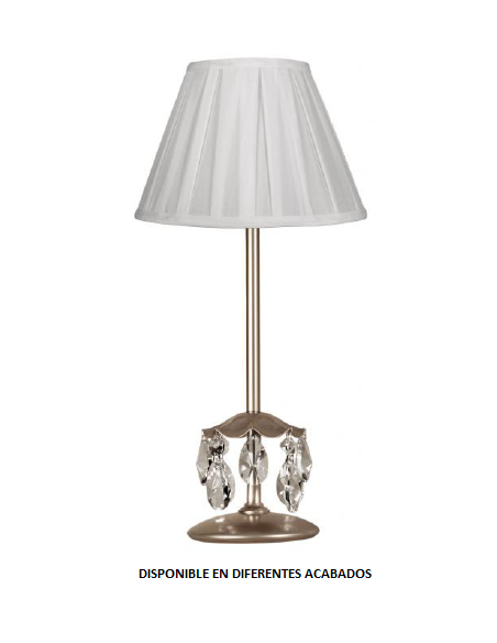 Sobremesa forja 1xE14 alto 48cm 1634, Sobremesas