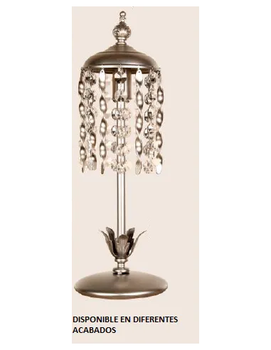 Sobremesa forja 1xE14 alto 35cm 2304/M, Sobremesas
