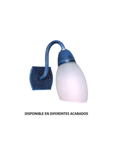 Aplique forja 1X27 Ø20cm altura 45cm 402/1 C, Lámparas de forja