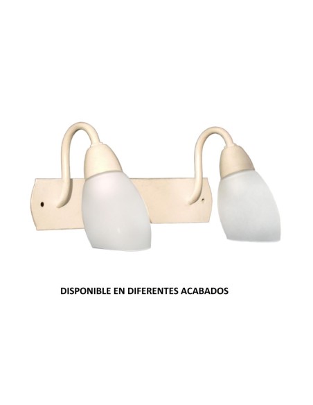 Aplique forja 1X27 Ø20cm altura 45cm 402/2 C, Lámparas de forja