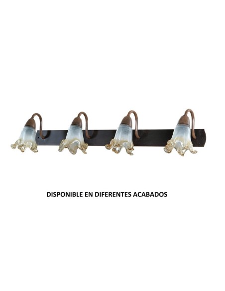 Aplique forja 1X27 Ø20cm altura 45cm 402/4 A, Lámparas de forja