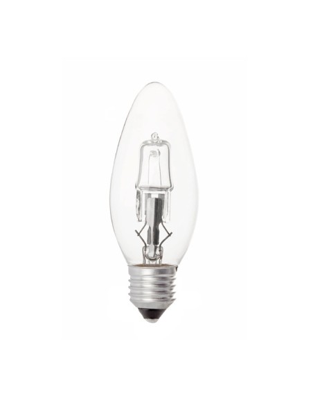 Bombillas B35 HALOGENA 15609 FARO vela e27 42w 630lm ecohalogena, EcoHalógenas