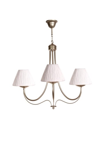 Lámpara forja 3XE14 Ø70cm altura 52cm 50/3/140, Lamparas de techo