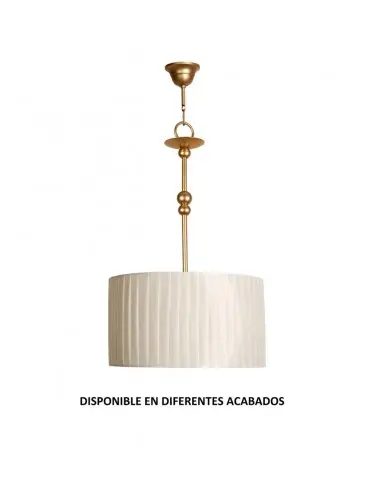 Colgante forja 1XE27 Ø35cm altura 50cm 504, Lámparas de forja