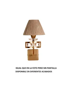 Aplique forja 1XE14 Ø18cm altura 32cm 551/1 VELA, Lámparas de forja