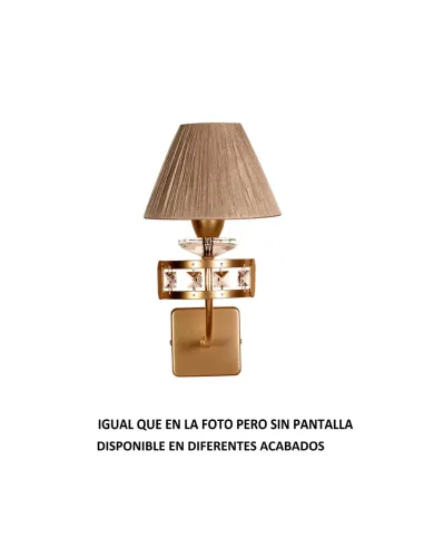 Aplique forja 1XE14 Ø18cm altura 32cm 551/1 VELA, Lámparas de forja
