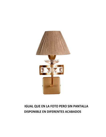 Aplique forja 1XE14 Ø18cm altura 32cm 551/1 VELA, Lámparas de forja