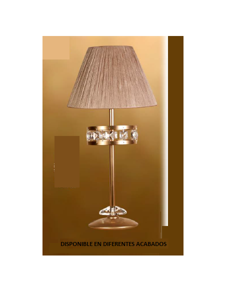 Sobremesa forja 1xE27 alto 48cm 554, Lamparas de techo