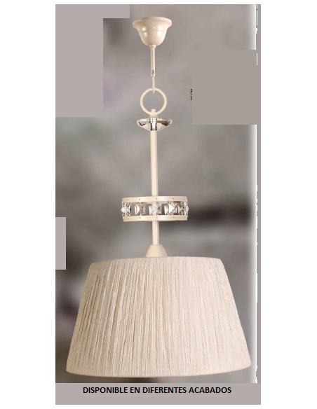 Lampara forja 1xE27 Ø35cm altura 55cm 558, Lámparas de forja