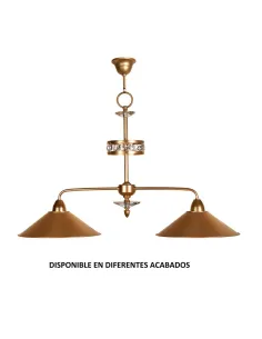 Lámpara forja 2XE27 Ø79cm altura 51cm 571/2, Lamparas de techo
