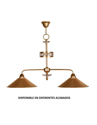 Lámpara forja 2XE27 Ø79cm altura 51cm 571/2, Lamparas de techo
