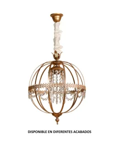 Colgante forja 1XE27 Ø35cm altura 50cm 580/35, Lámparas de forja