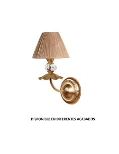 Aplique forja 1XE14 Ø18cm altura 33cm 601/1, Lámparas de forja