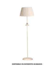Pie de salón forja 1XE27 Ø35cm altura 159cm 606, Sobremesas