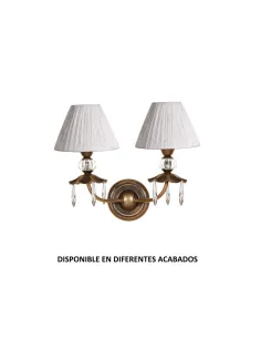 Aplique forja 2XE14 Ø34cm altura 33cm 631/2, Lámparas de forja