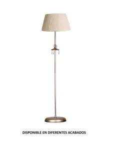 Pie de salón forja 1XE27 Ø35cm altura 159cm 636, Lamparas de pie