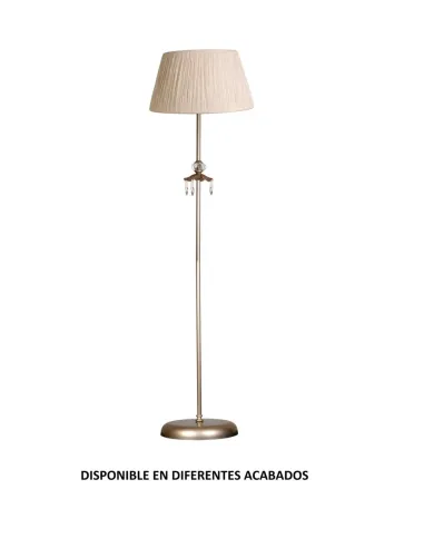 Pie de salón forja 1XE27 Ø35cm altura 159cm 636, Lamparas de pie