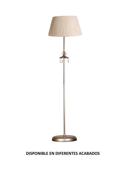 Pie de salón forja 1XE27 Ø35cm altura 159cm 636, Lamparas de pie