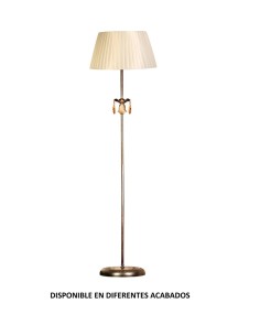 Pie de salón forja 1XE27 Ø35cm altura 148cm 736, Lamparas de pie