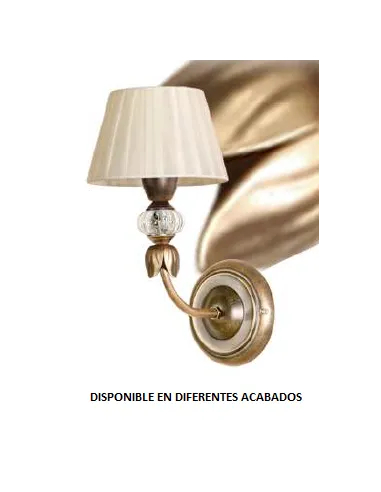 Aplique forja 1XE14 ancho 13cm alto 30cm 751/1, Lámparas de forja